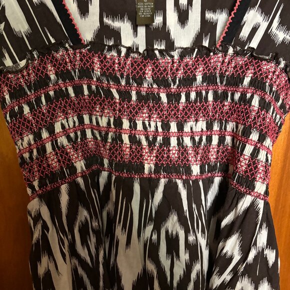 Anthropologie Fei Batik Short Sleeve Blouse Size 12 RARE - Picture 3 of 7